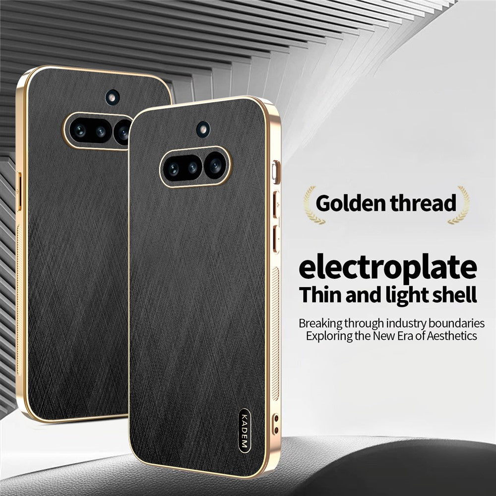 Nothing Phone (4a) Handyhülle – Aus galvanisiertem & seidenmattem PU + TPU
