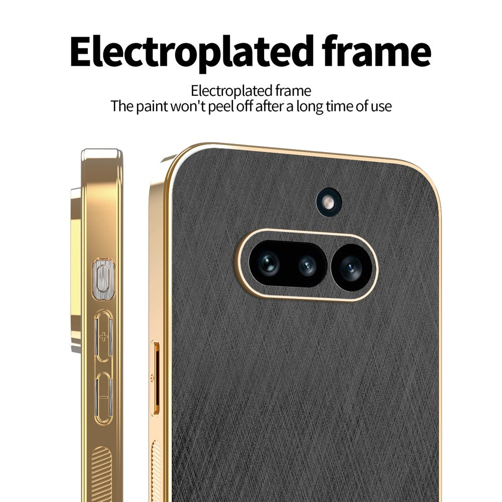 Nothing Phone (4a) Handyhülle – Aus galvanisiertem & seidenmattem PU + TPU