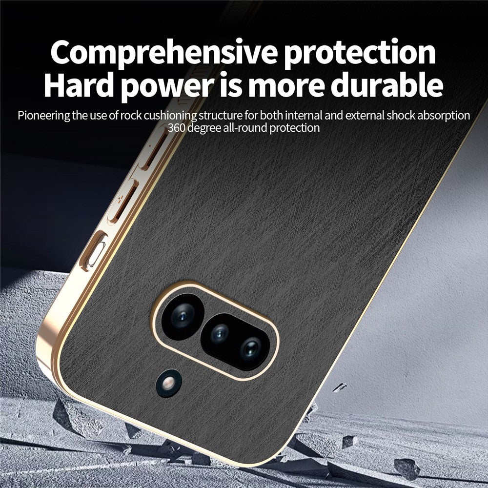 Nothing Phone (4a) Handyhülle – Aus galvanisiertem & seidenmattem PU + TPU
