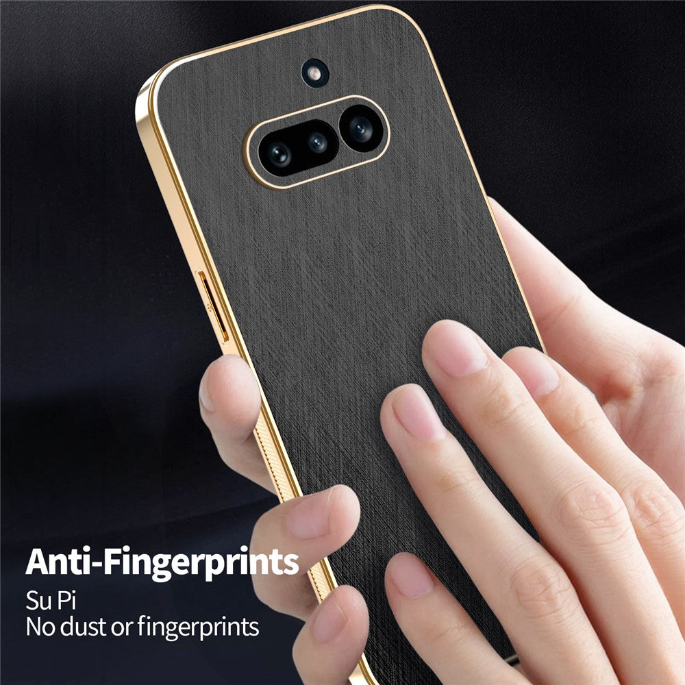 Nothing Phone (4a) Handyhülle – Aus galvanisiertem & seidenmattem PU + TPU