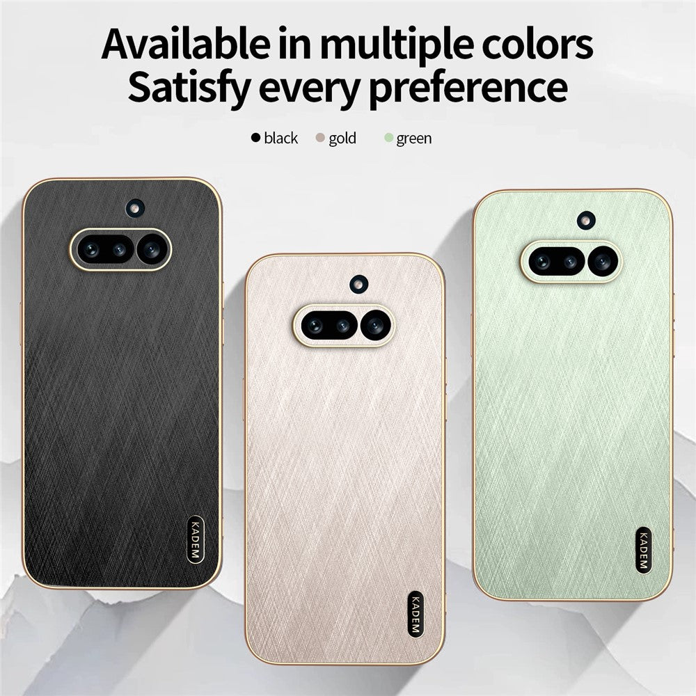 Nothing Phone (4a) Handyhülle – Aus galvanisiertem & seidenmattem PU + TPU