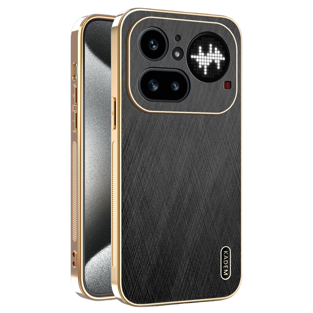 Nothing Phone (4a) Pro Handyhülle – Aus galvanisiertem & seidenmattem PU + TPU