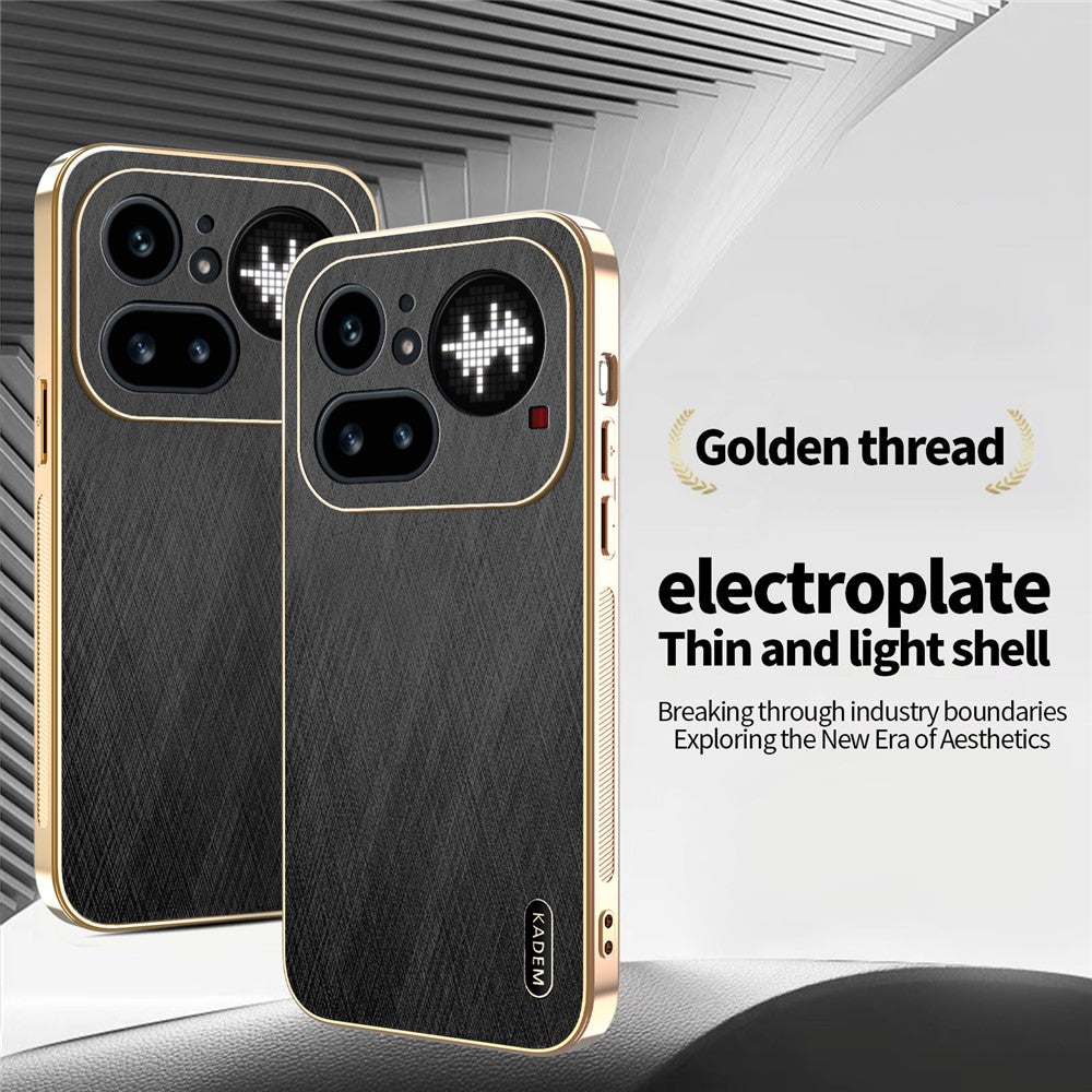 Nothing Phone (4a) Pro Handyhülle – Aus galvanisiertem & seidenmattem PU + TPU