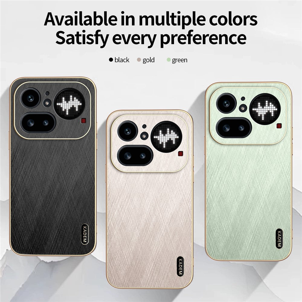 Nothing Phone (4a) Pro Handyhülle – Aus galvanisiertem & seidenmattem PU + TPU