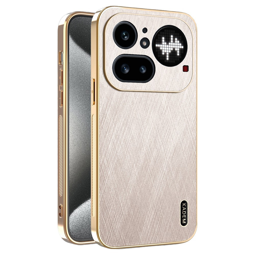 Nothing Phone (4a) Pro Handyhülle – Aus galvanisiertem & seidenmattem PU + TPU