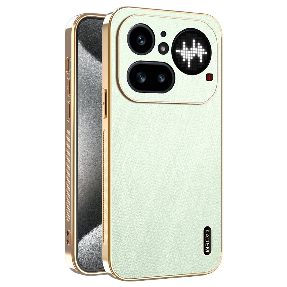Nothing Phone (4a) Pro Handyhülle – Aus galvanisiertem & seidenmattem PU + TPU