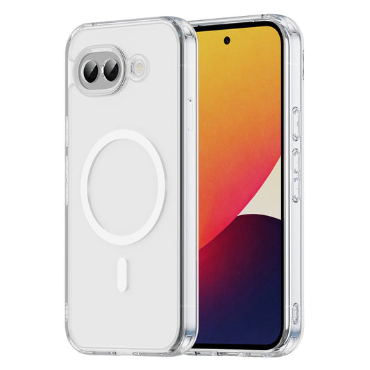 Google Pixel 10a Handyhülle – kompatibel mit MagSafe Clear PC + TPU stoßfester