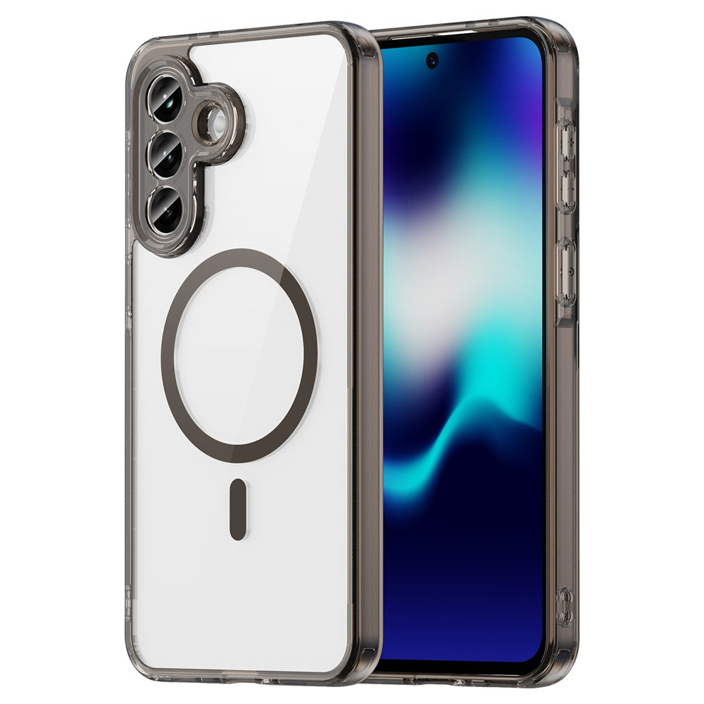 For Samsung Galaxy A37 5G Case Compatible with MagSafe Clear PC + TPU Shockproof Phone Back Cover