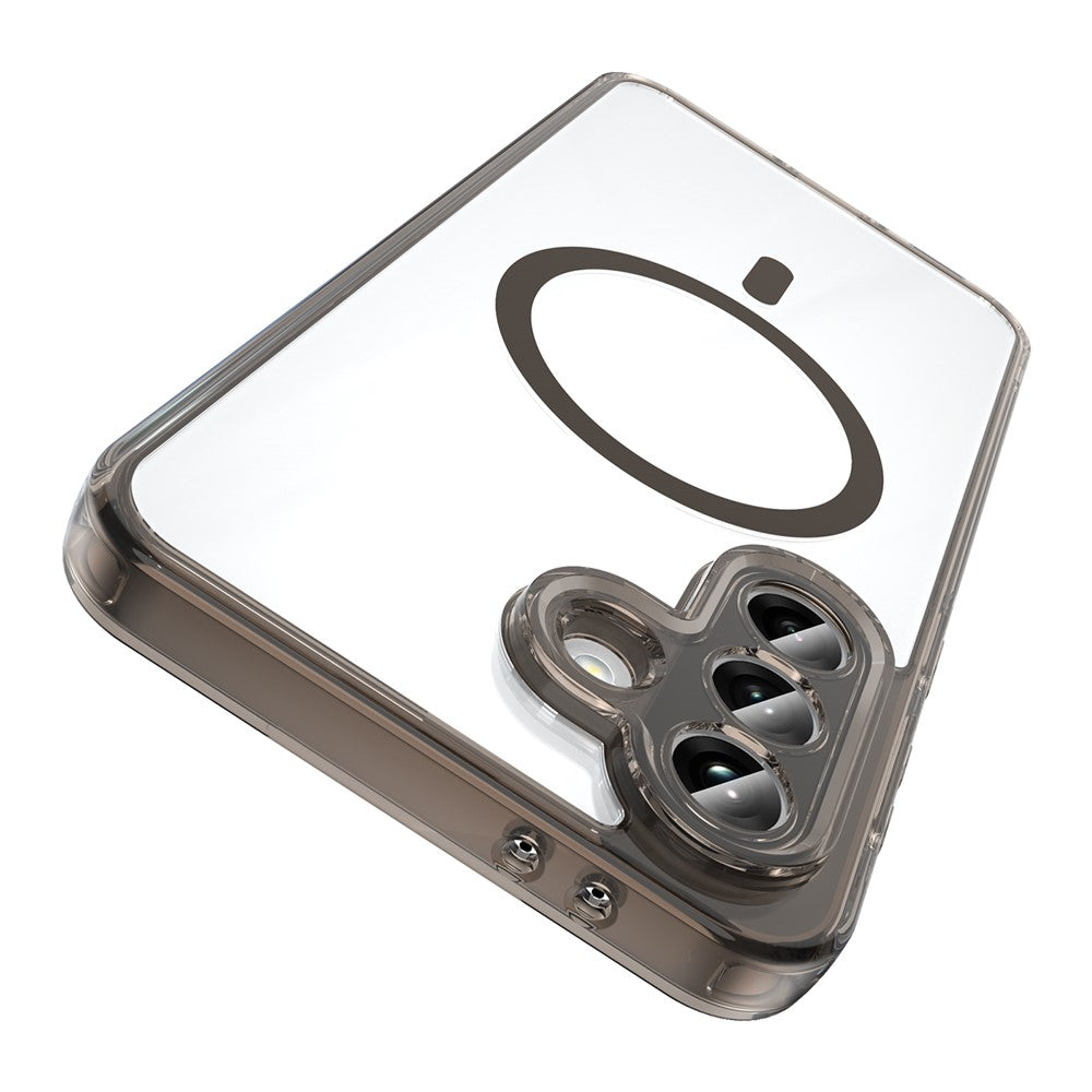 For Samsung Galaxy A37 5G Case Compatible with MagSafe Clear PC + TPU Shockproof Phone Back Cover