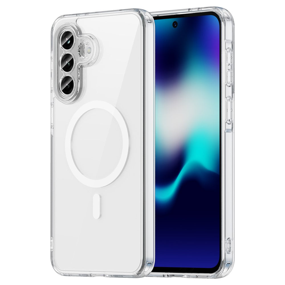 For Samsung Galaxy A37 5G Case Compatible with MagSafe Clear PC + TPU Shockproof Phone Back Cover