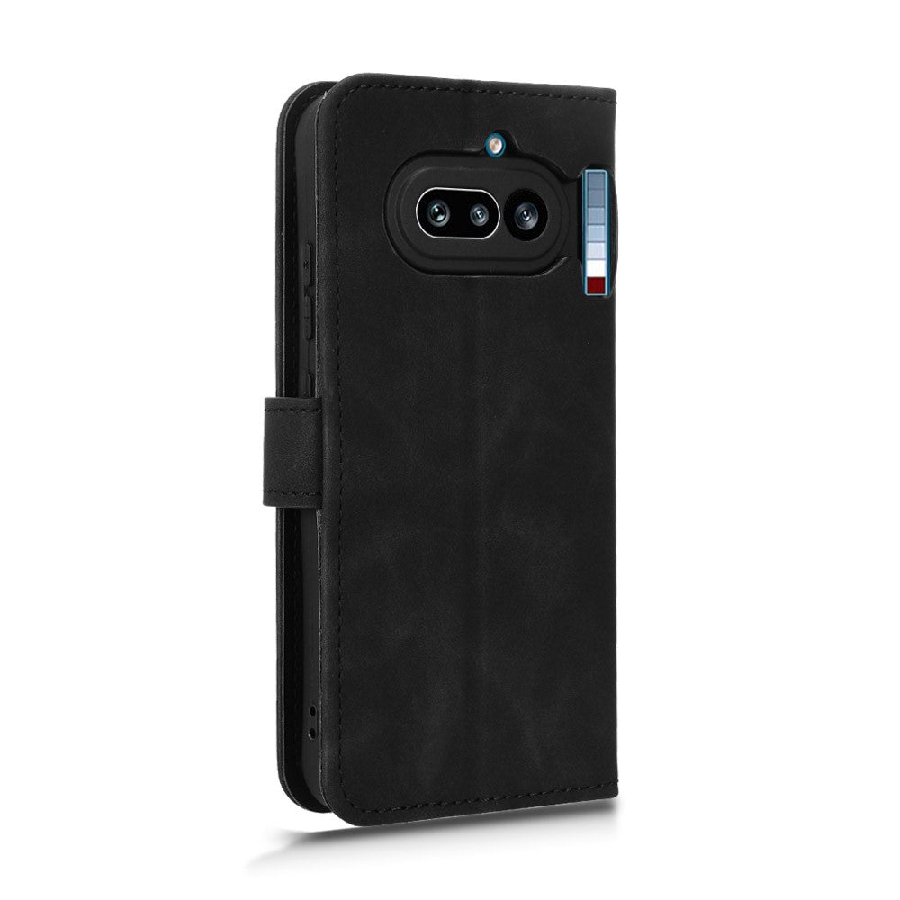 For Nothing Phone (4a) Leather Case Skin Feel Anti Drop Wallet Stand Flip Phone Cover