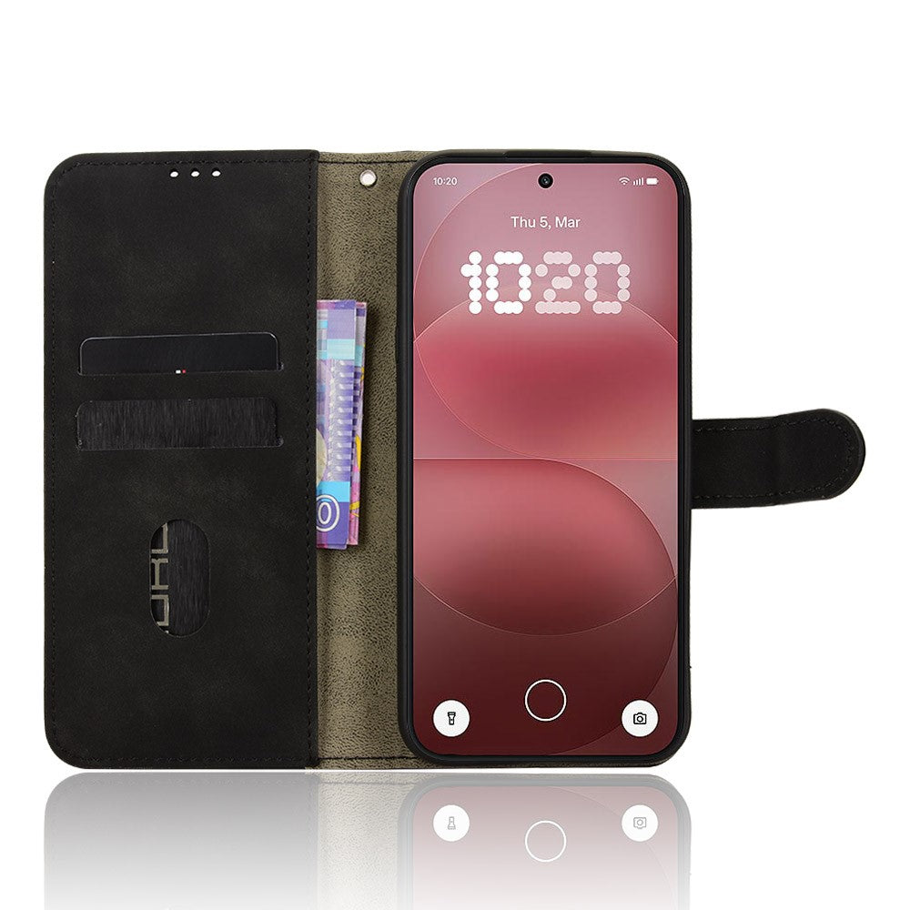 For Nothing Phone (4a) Pro Leather Case Skin Feel Anti Drop Wallet Stand Flip Phone Cover