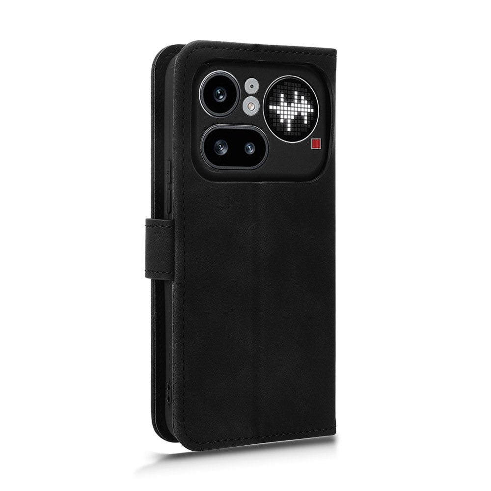 For Nothing Phone (4a) Pro Leather Case Skin Feel Anti Drop Wallet Stand Flip Phone Cover