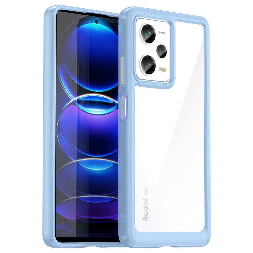 For Xiaomi Redmi Note 12 Pro 5G / Note 12 Pro Speed 5G / Poco X5 Pro 5G Phone Case, Scratch Proof TPU Bumper+Acrylic Back Protective Cover
