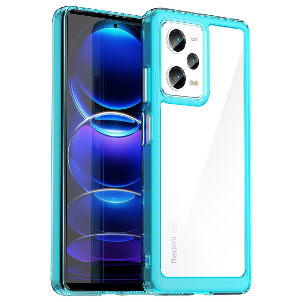 For Xiaomi Redmi Note 12 Pro 5G / Note 12 Pro Speed 5G / Poco X5 Pro 5G Phone Case, Scratch Proof TPU Bumper+Acrylic Back Protective Cover