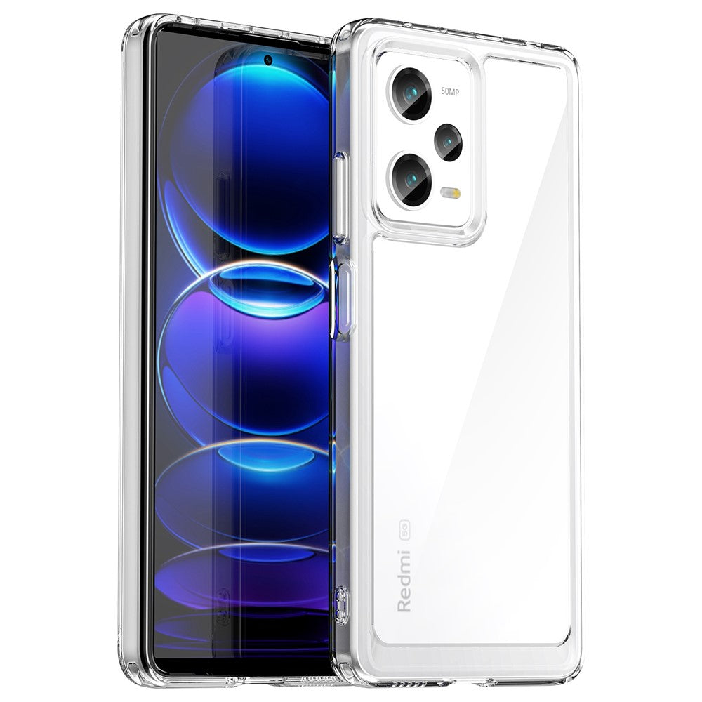 For Xiaomi Redmi Note 12 Pro 5G / Note 12 Pro Speed 5G / Poco X5 Pro 5G Phone Case, Scratch Proof TPU Bumper+Acrylic Back Protective Cover