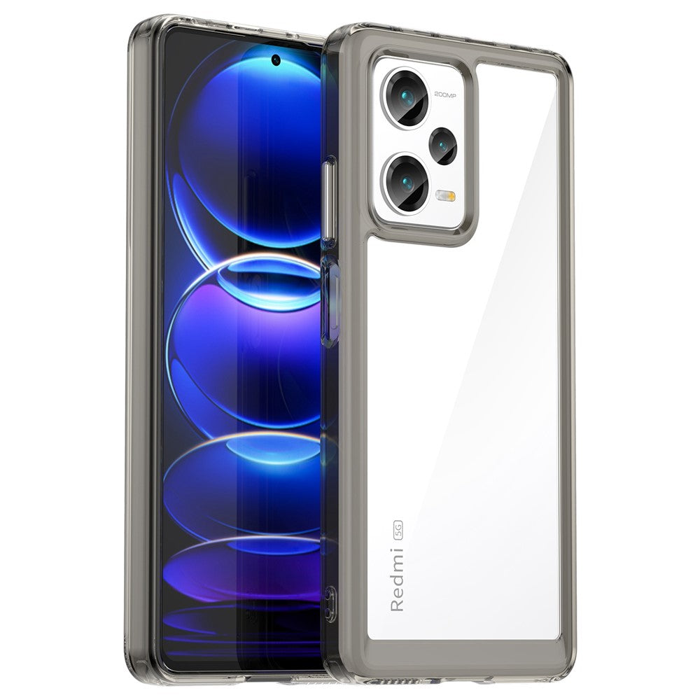For Xiaomi Redmi Note 12 Pro+ 5G Phone Case, Drop-proof TPU Bumper+Acrylic Back Protective Cover