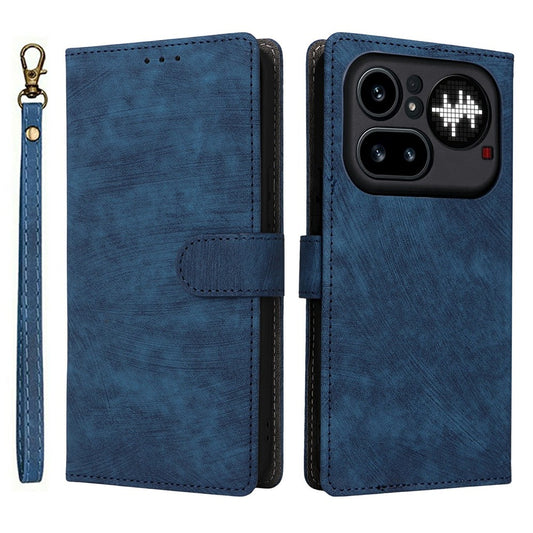 For Nothing Phone (4a) Pro Case Wallet RFID Blocking PU Leather Phone Cover Stand with Strap