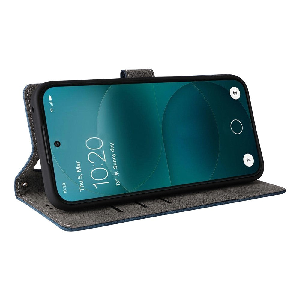 For Nothing Phone (4a) Pro Case Wallet RFID Blocking PU Leather Phone Cover Stand with Strap