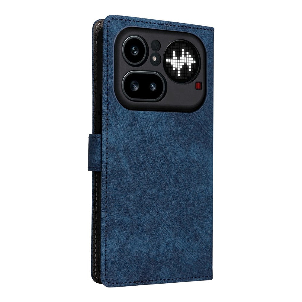 For Nothing Phone (4a) Pro Case Wallet RFID Blocking PU Leather Phone Cover Stand with Strap