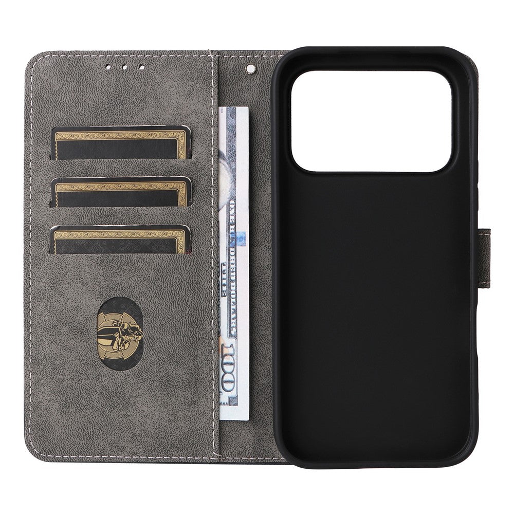 For Honor 600 5G  /  600 Pro 5G Case Wallet RFID Blocking PU Leather Phone Cover Stand with Strap