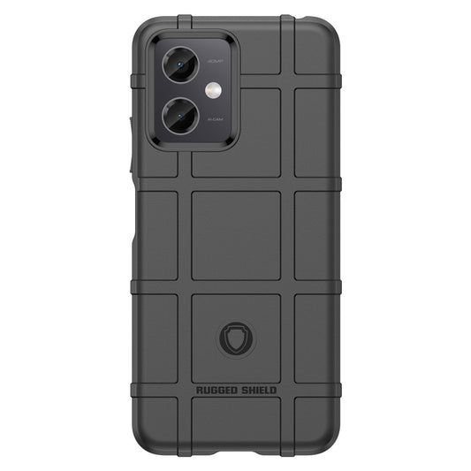 Xiaomi Redmi Note 12 5G (China) / Xiaomi Redmi Note 12 5G (India) / Xiaomi Poco X5 5G / Xiaomi Redmi Note 12 5G (Global) Handyhülle – (Indien) / (China) / Poco X5 5G Rückschale, schützende , robuste quadratische Gitterstruktur, flexible TPU-Abdeckung