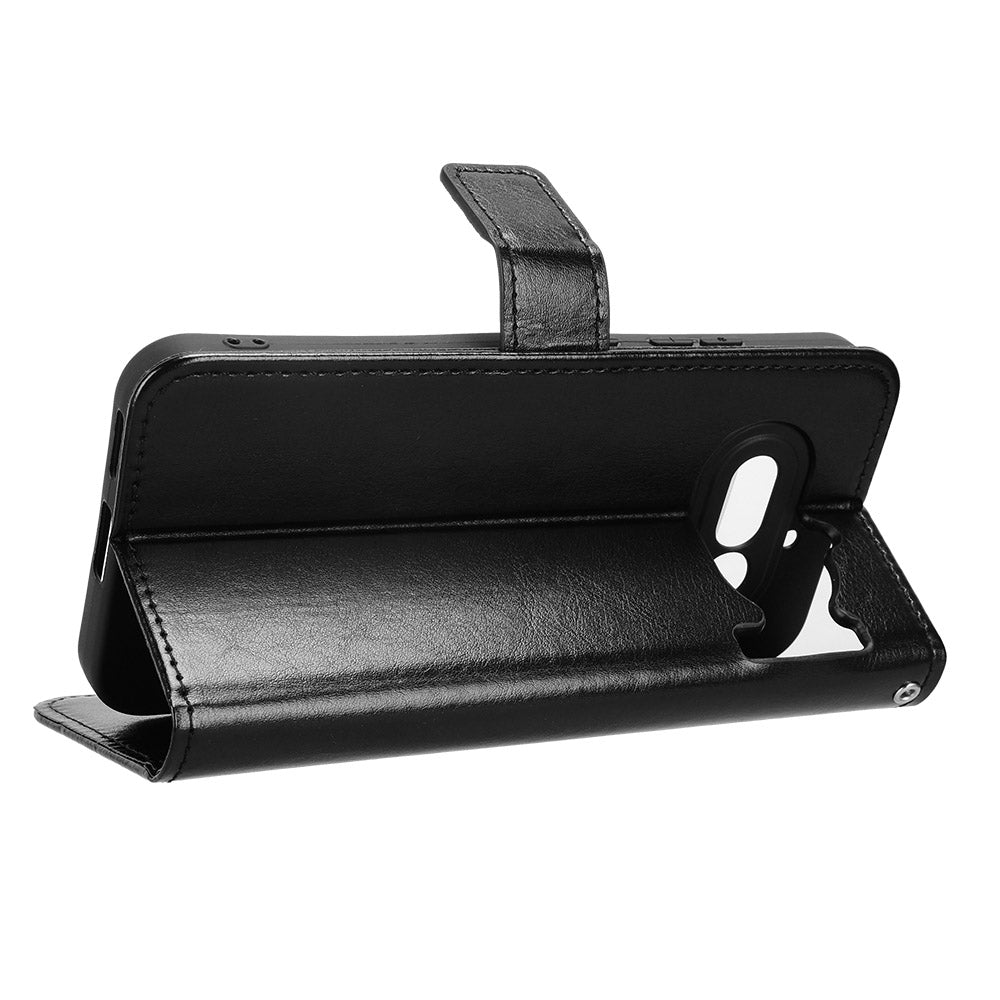 Nothing Phone (4a) Wallet-Handyhülle – Aus strukturiertem Leder