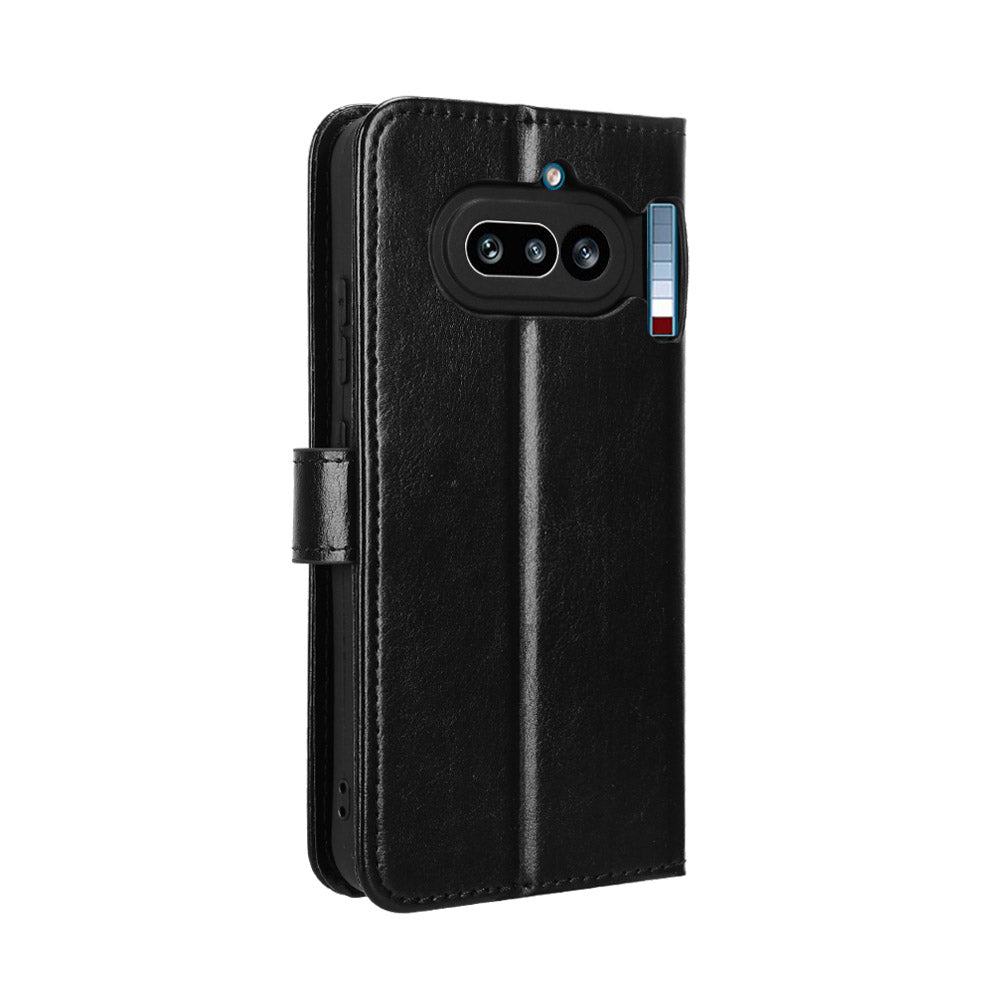 Nothing Phone (4a) Wallet-Handyhülle – Aus strukturiertem Leder