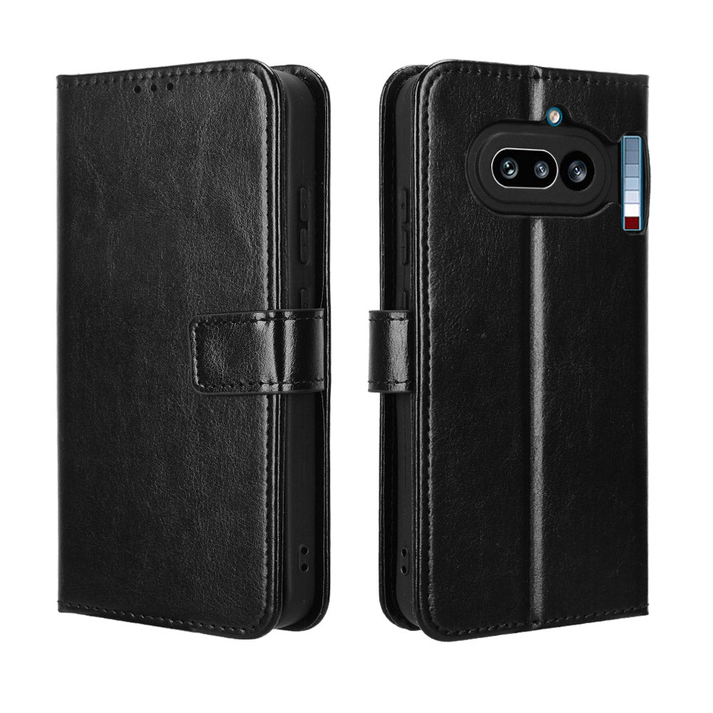 Nothing Phone (4a) Wallet-Handyhülle – Aus strukturiertem Leder