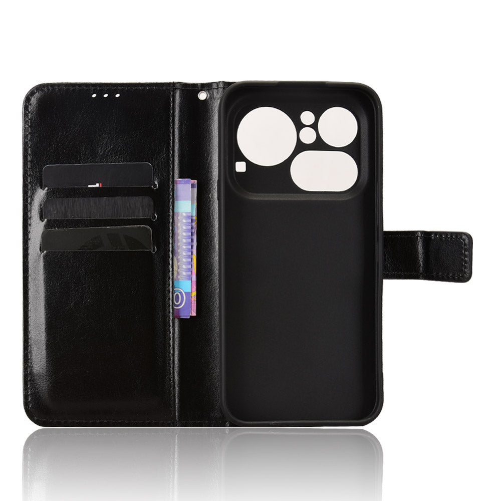 Nothing Phone (4a) Pro Wallet-Handyhülle – Aus strukturiertem Leder