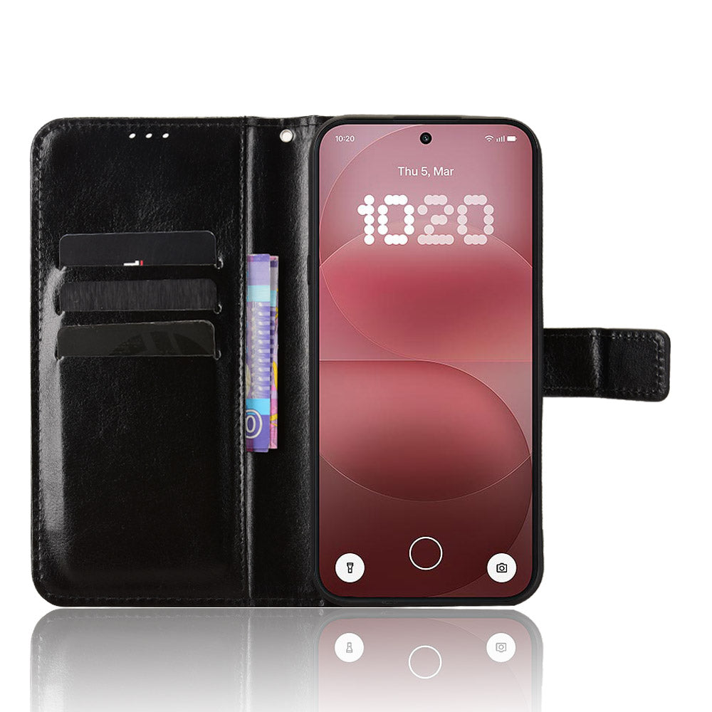Nothing Phone (4a) Pro Wallet-Handyhülle – Aus strukturiertem Leder