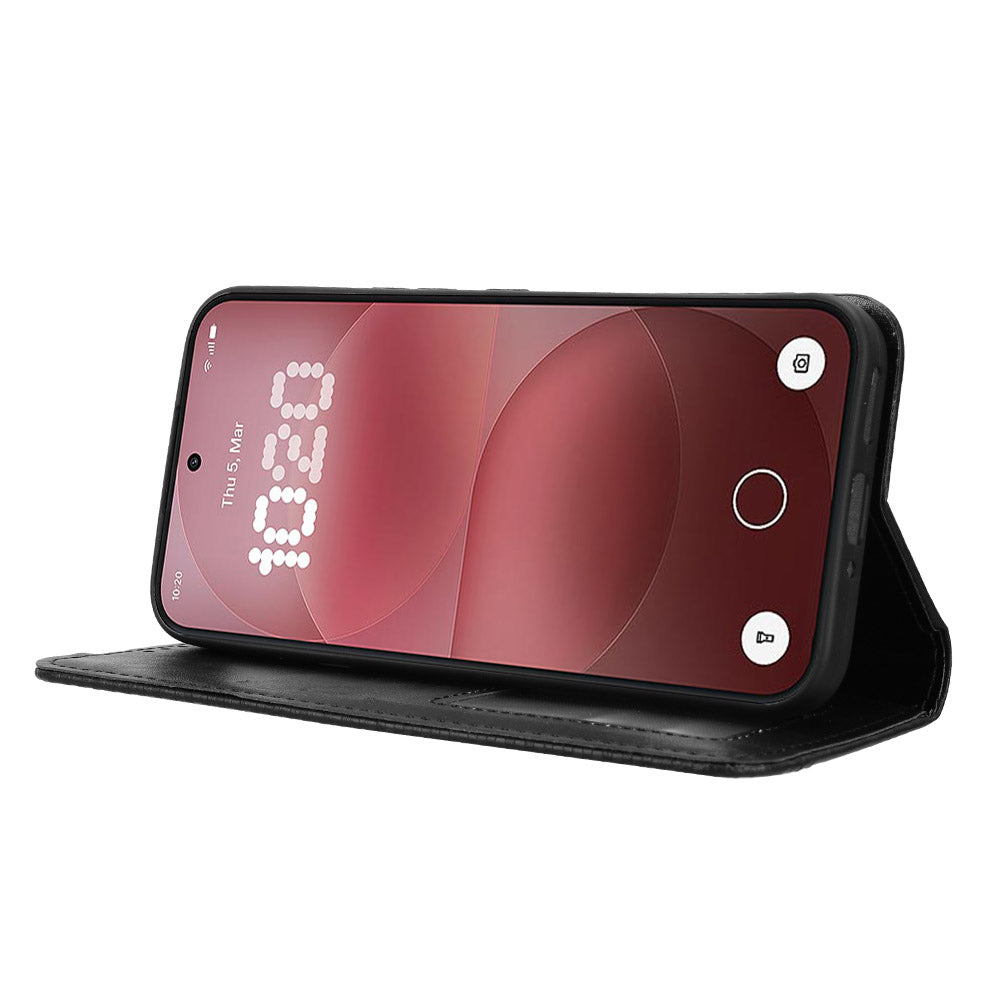 Nothing Phone (4a) Pro Wallet-Handyhülle – Aus strapazierfähigem PU-Leder, mit Standfunktion & integriertem Portemonnaie