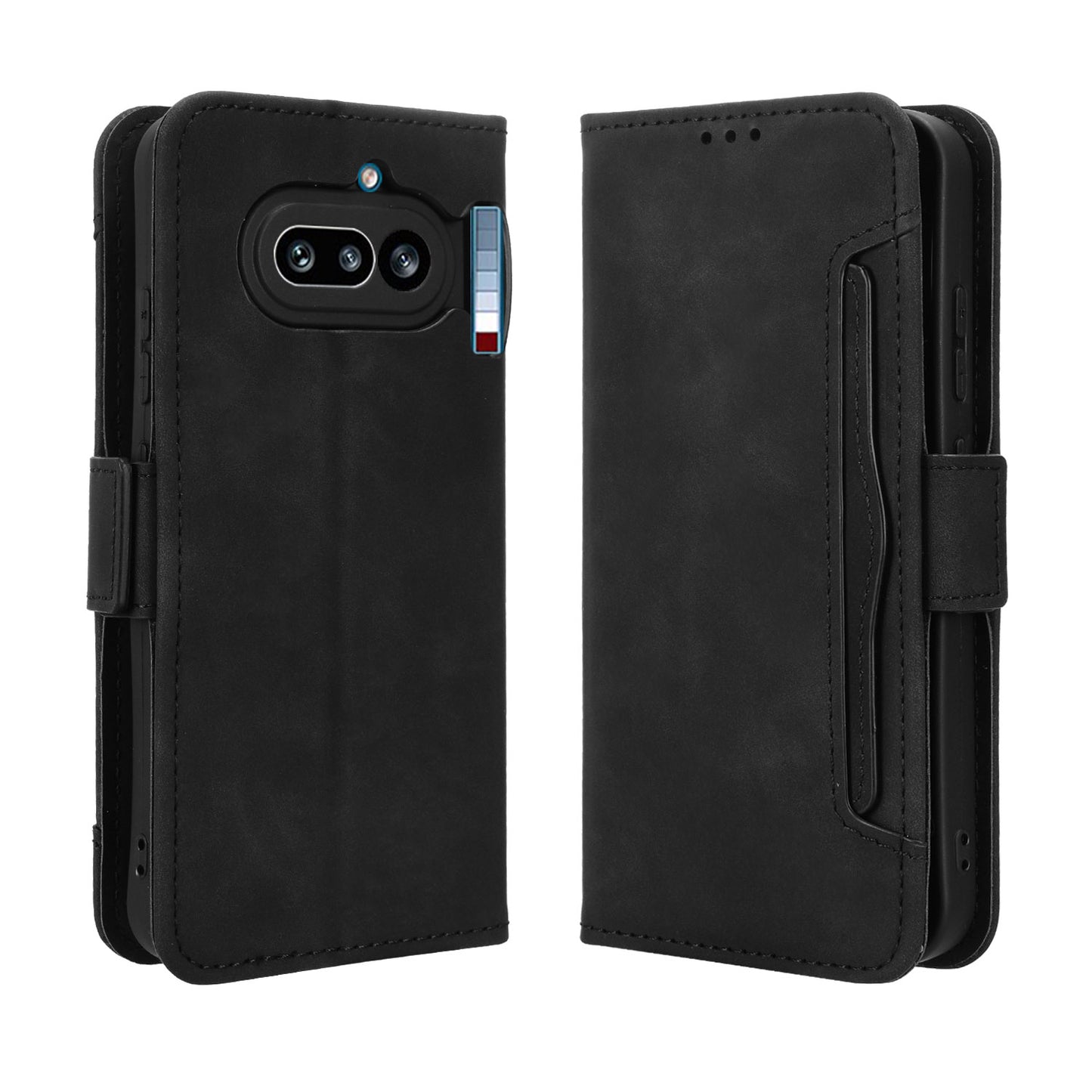 For Nothing Phone (4a) Leather Case Phone Wallet Cover with Multiple Card Slots