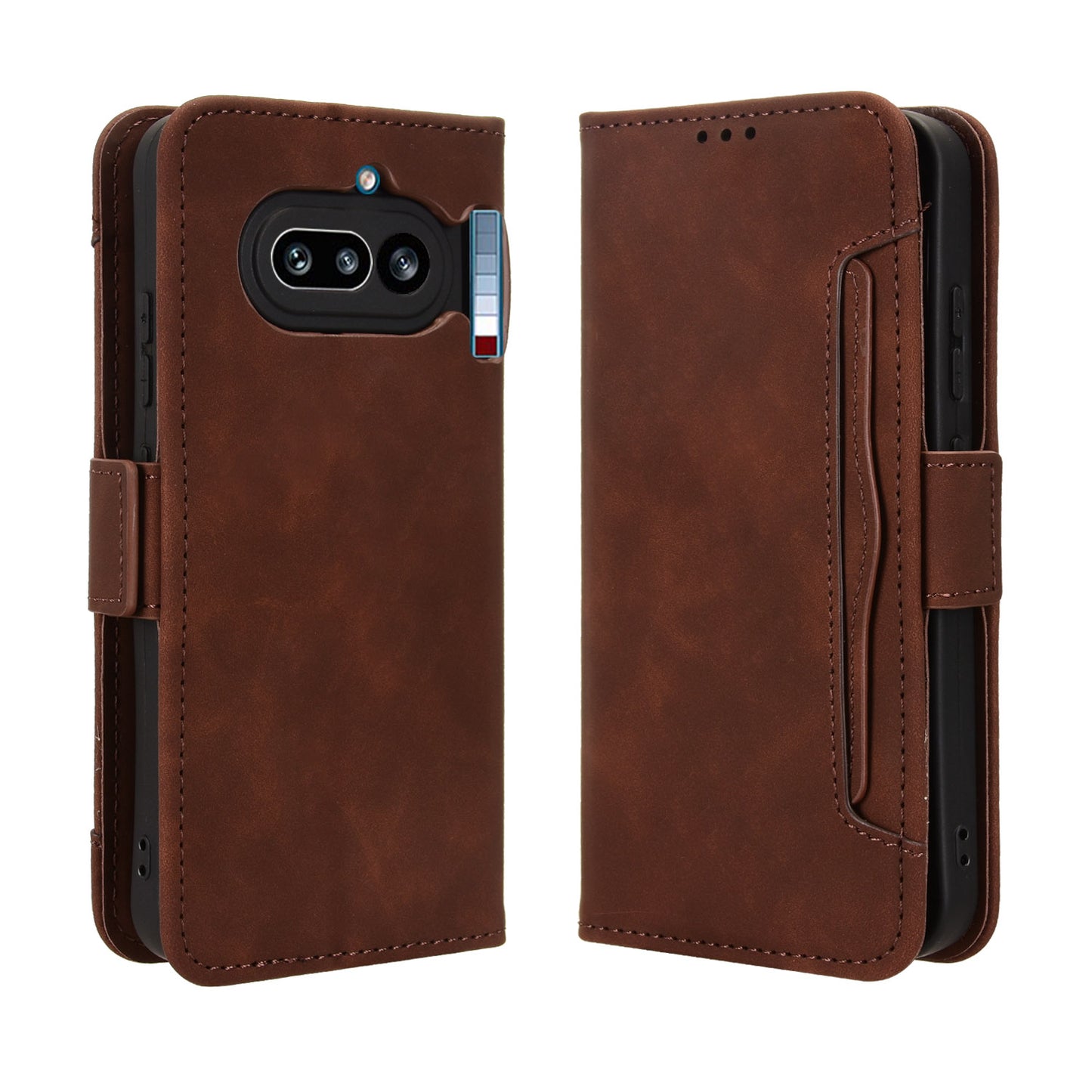 For Nothing Phone (4a) Leather Case Phone Wallet Cover with Multiple Card Slots