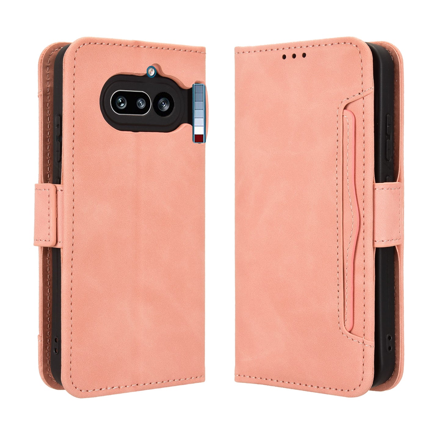 For Nothing Phone (4a) Leather Case Phone Wallet Cover with Multiple Card Slots