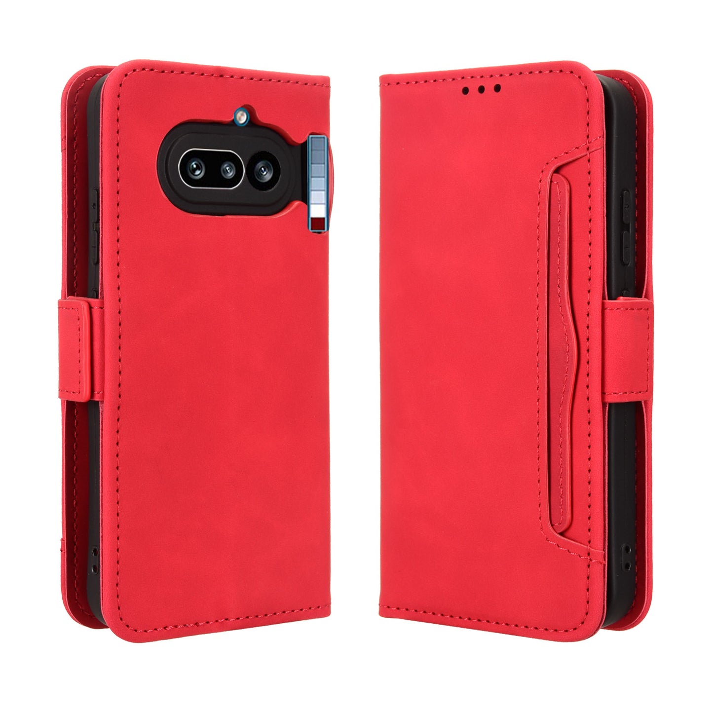 For Nothing Phone (4a) Leather Case Phone Wallet Cover with Multiple Card Slots
