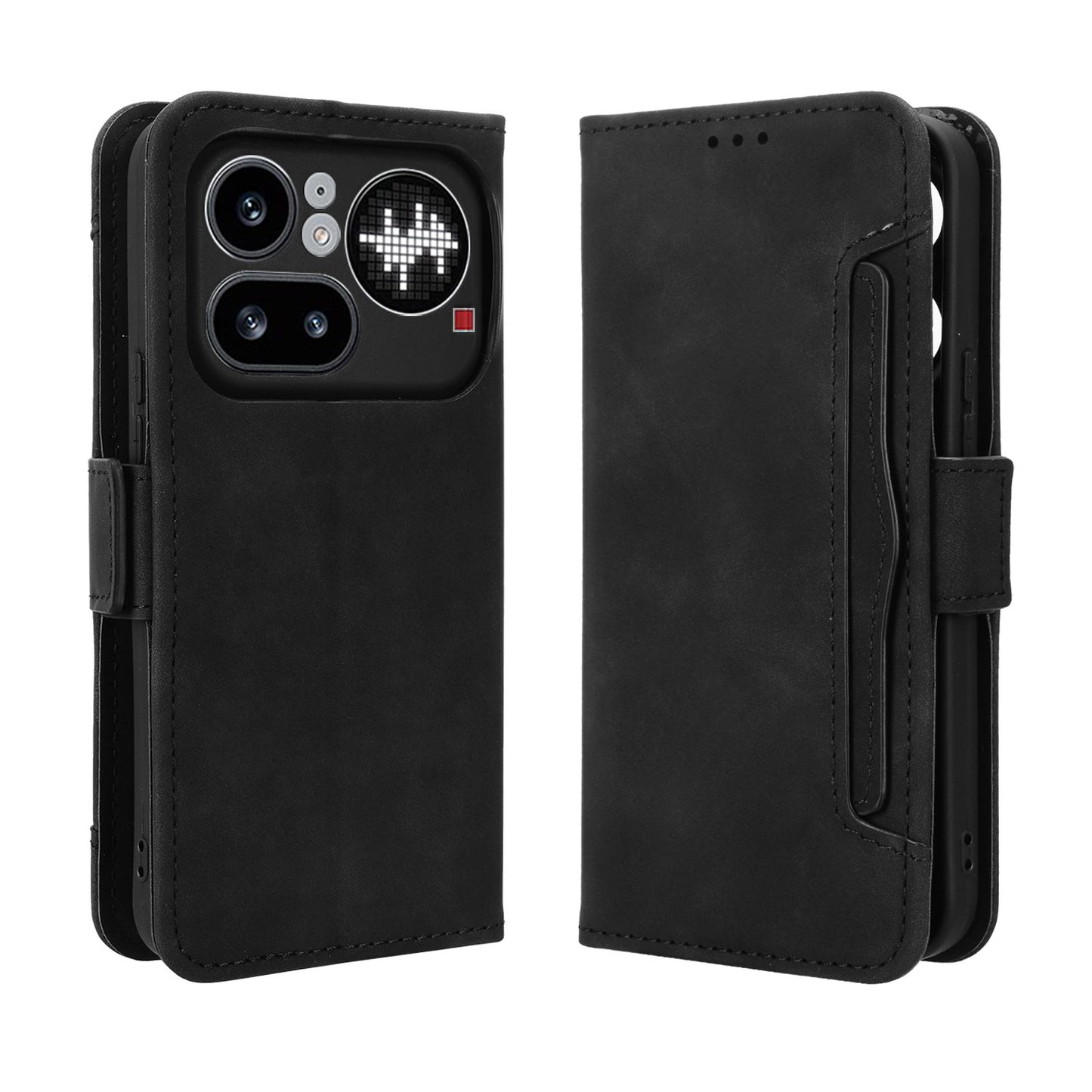 For Nothing Phone (4a) Pro Leather Case Phone Wallet Cover with Multiple Card Slots