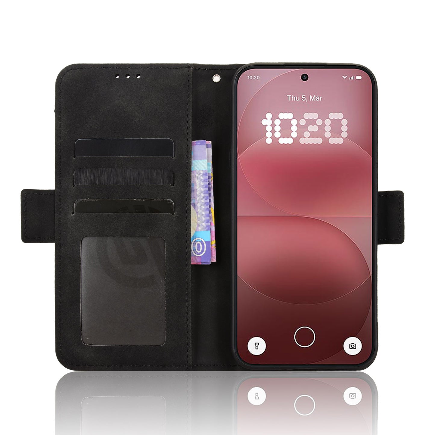 For Nothing Phone (4a) Pro Leather Case Phone Wallet Cover with Multiple Card Slots