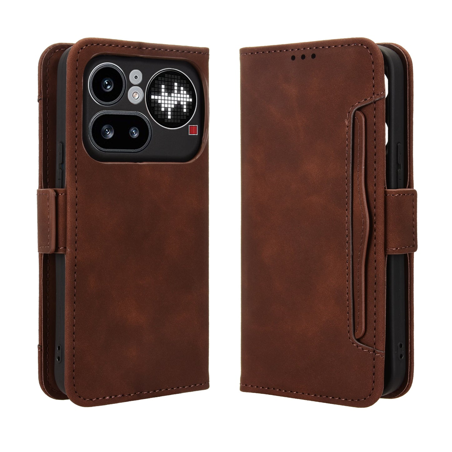 For Nothing Phone (4a) Pro Leather Case Phone Wallet Cover with Multiple Card Slots
