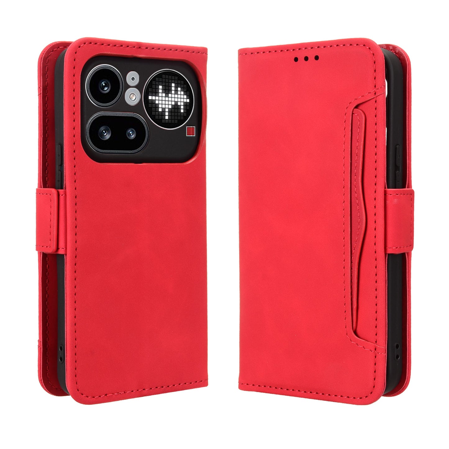 For Nothing Phone (4a) Pro Leather Case Phone Wallet Cover with Multiple Card Slots