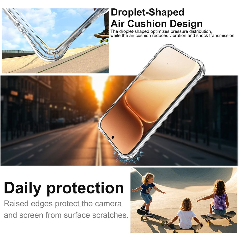 IMAK for Honor 600 5G Magnetic Case Airbag Shockproof Protection TPU Phone Cover