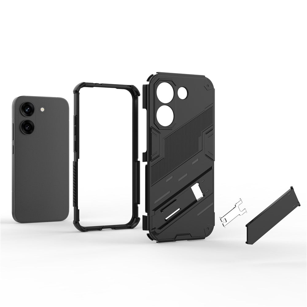 For Xiaomi Poco X8 Pro 5G  /  Redmi Turbo 5 5G Case PC + TPU Shockproof Phone Cover with Kickstand