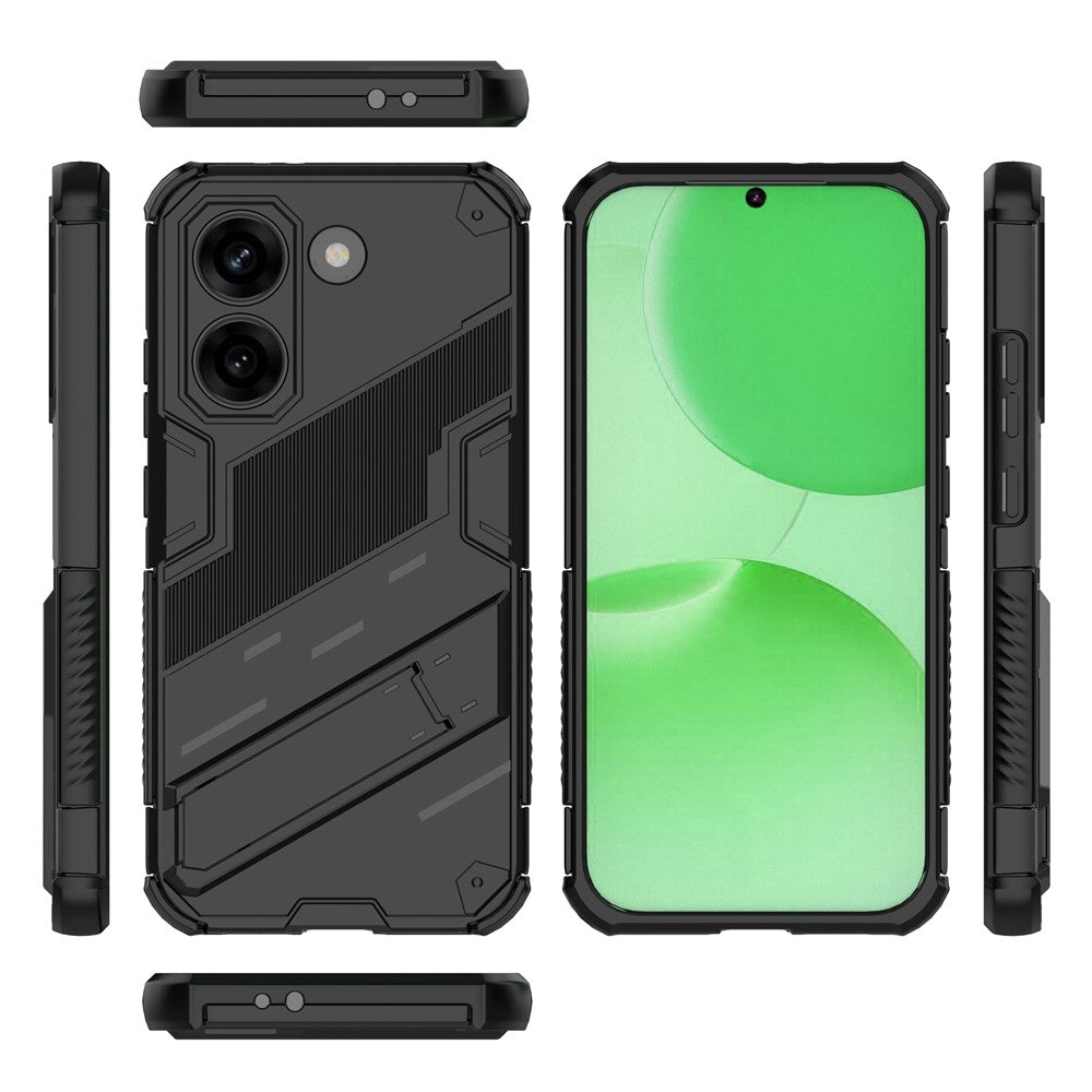 For Xiaomi Poco X8 Pro 5G  /  Redmi Turbo 5 5G Case PC + TPU Shockproof Phone Cover with Kickstand