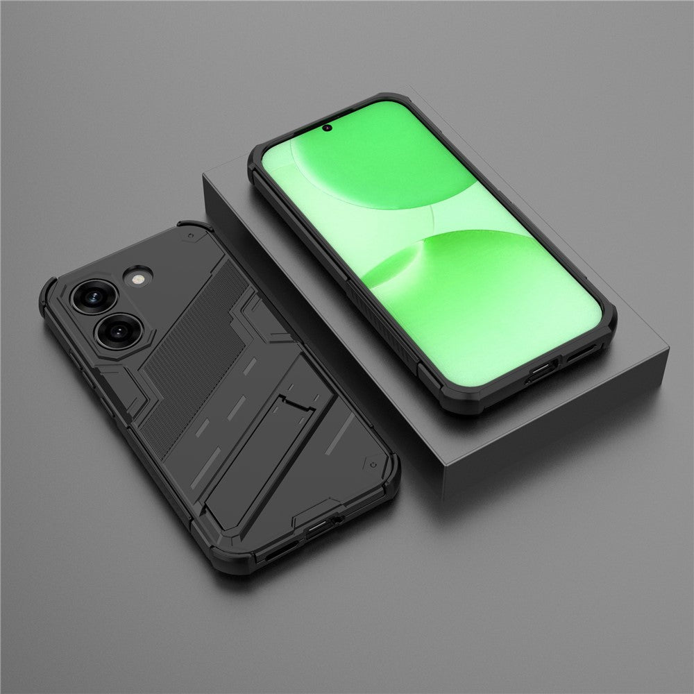 For Xiaomi Poco X8 Pro 5G  /  Redmi Turbo 5 5G Case PC + TPU Shockproof Phone Cover with Kickstand