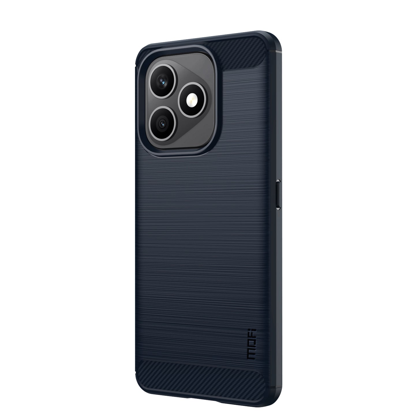 Mofi For Honor X8d 4G Back Cover Brushed Texture Carbon Fiber Soft TPU Case