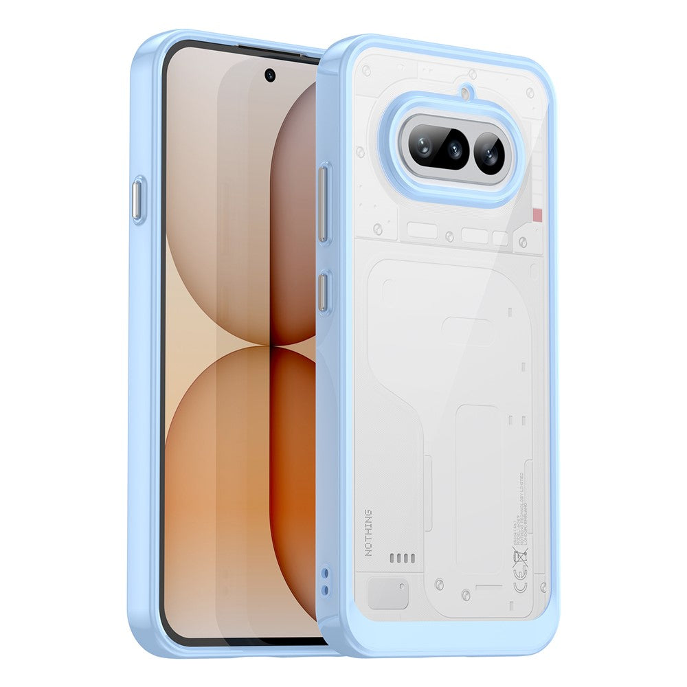 Nothing Phone (4a) Transparente Handyhülle – Stoßfeste Rückseite, aus TPU & Acryl