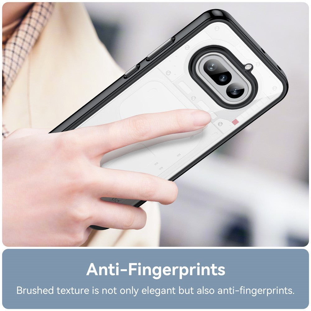 Nothing Phone (4a) Transparente Handyhülle – Stoßfeste Rückseite, aus TPU & Acryl