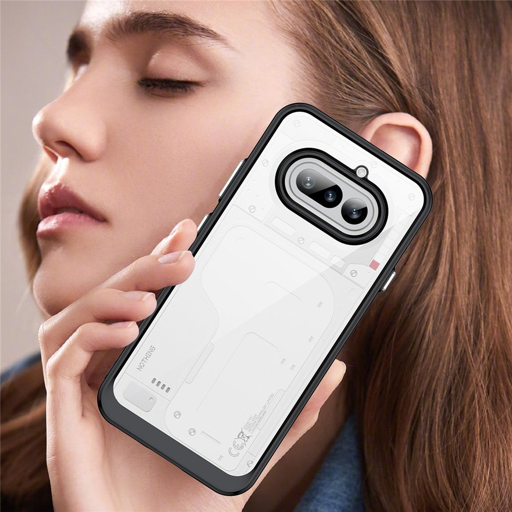 Nothing Phone (4a) Transparente Handyhülle – Stoßfeste Rückseite, aus TPU & Acryl