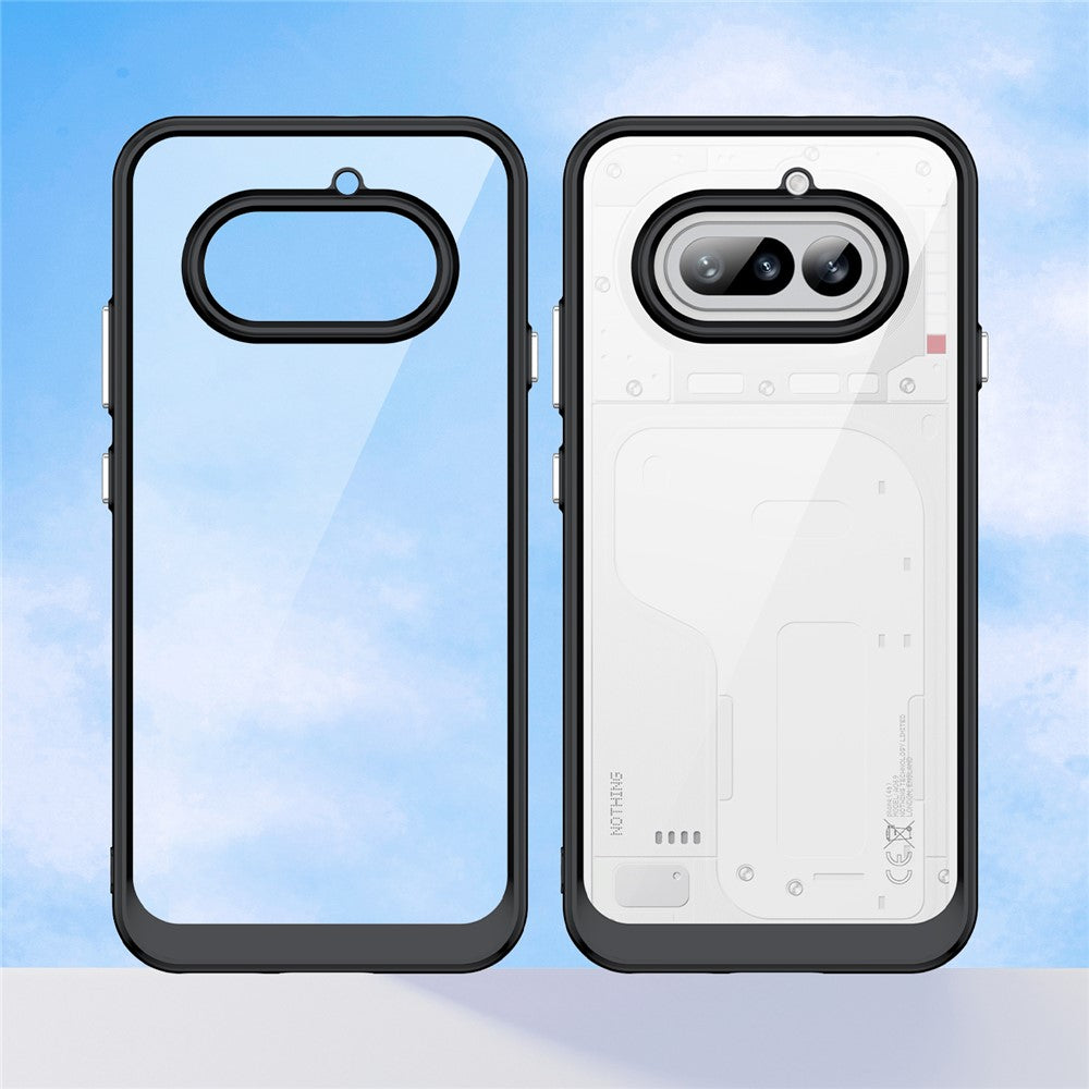 Nothing Phone (4a) Transparente Handyhülle – Stoßfeste Rückseite, aus TPU & Acryl