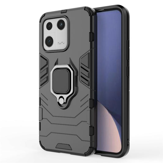 Xiaomi 13 Handyhülle – Stoßfeste Ring-Kickstand- aus PC + TPU